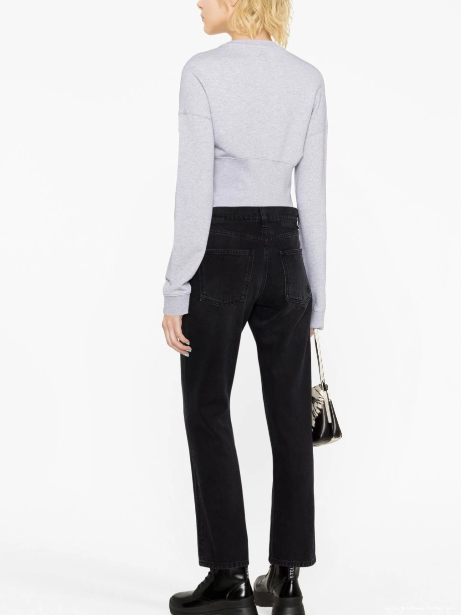 Cheap Stella chain-embellished McCartney slim-leg jeans Falabella Women 0728